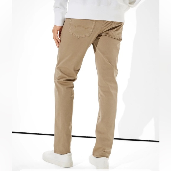 NWOT American Eagle soft twill real good skinny size 29x30 khaki tan beige - Picture 3 of 7
